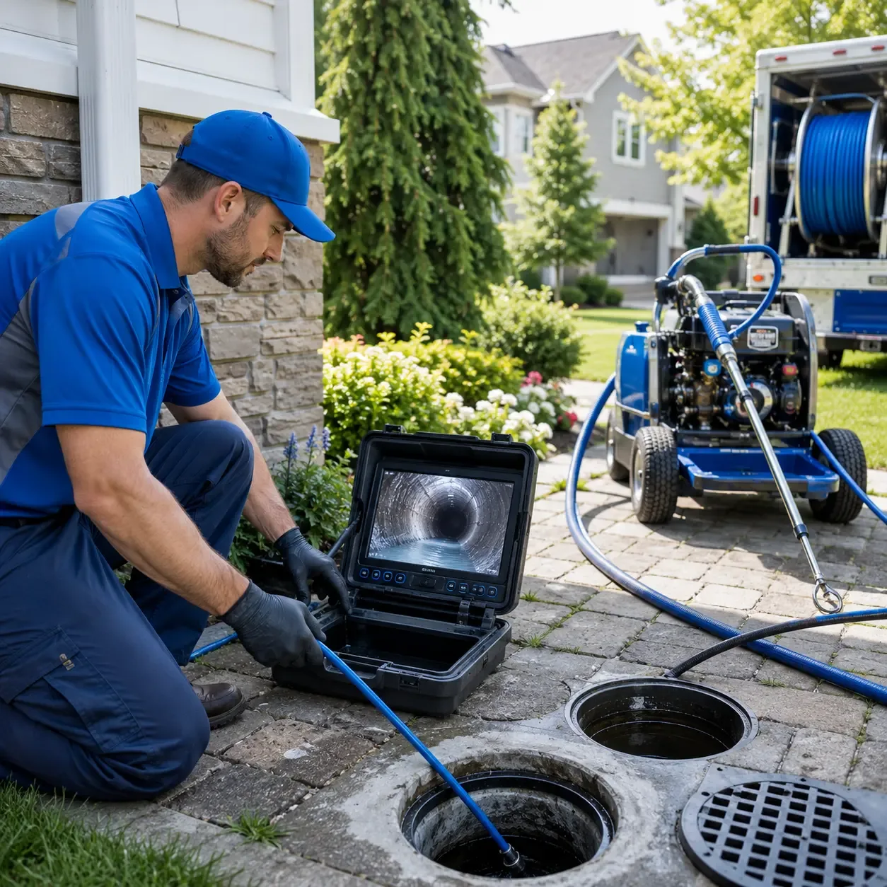 Outdoor drain cleaning professionals serving Port Allen, LA